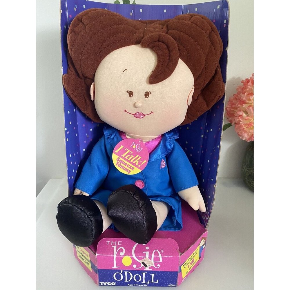 Tyco Rosie O' Donnell Talking‎ Doll Preschool w Box Works Tested '97 w Batteries